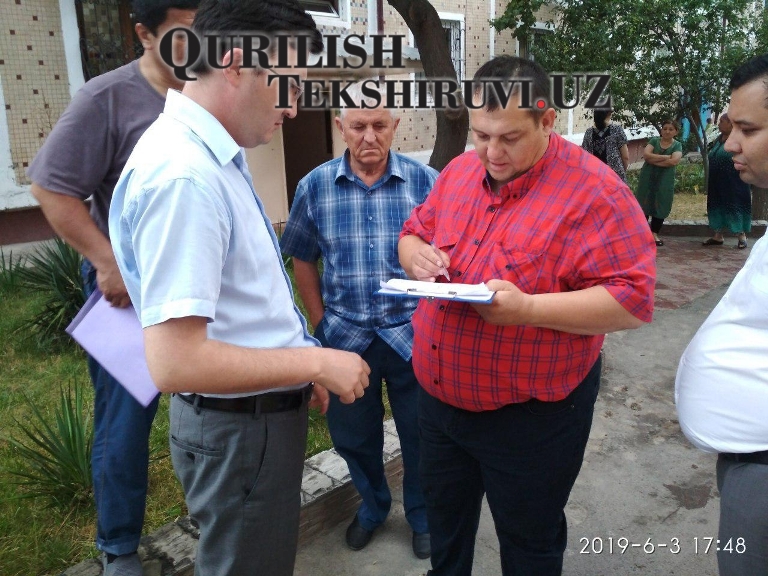 shajxon toxur tumani dom 187 qurilish tekshiruvi курилиш текшируви  сертификаты