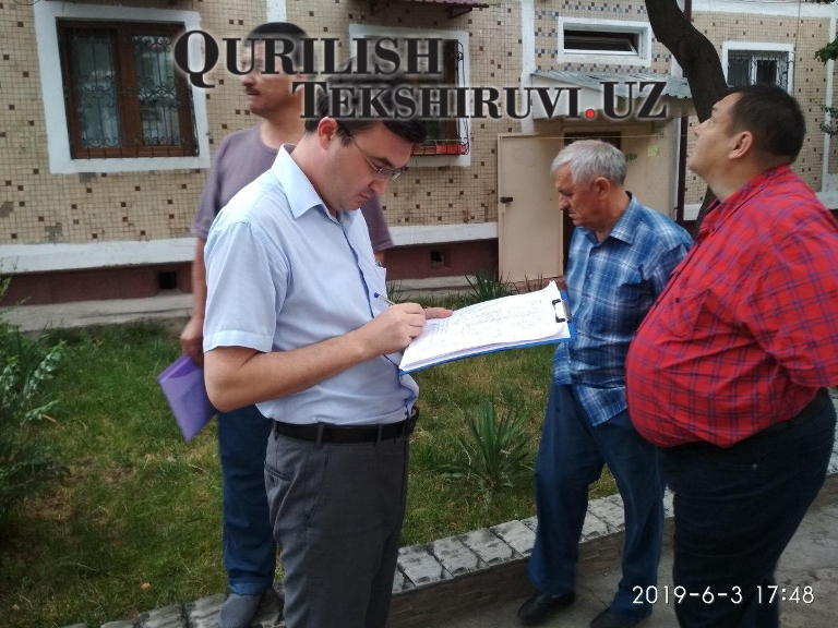 shajxon toxur tumani dom 48 qurilish tekshiruvi курилиш текшируви  лента новостей